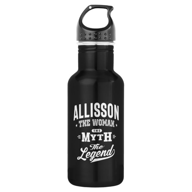Allisson Personalized Name Birthday Gift 532 Ml Water Bottle (Front)