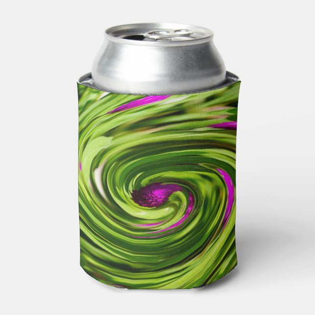 Allium Abstract Can Cooler (Can Front)
