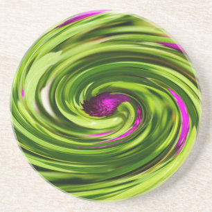Allium Abstract Coaster