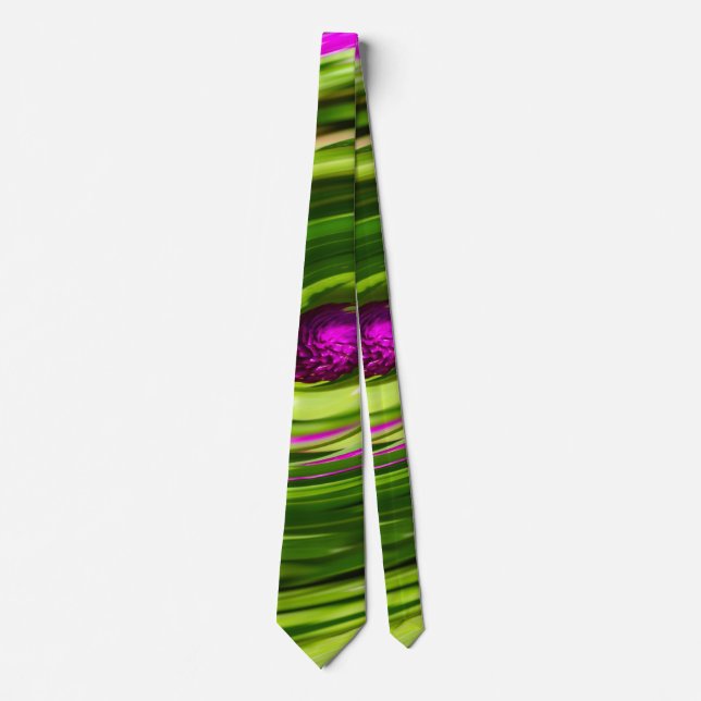 Allium Abstract Neck Tie (Front)