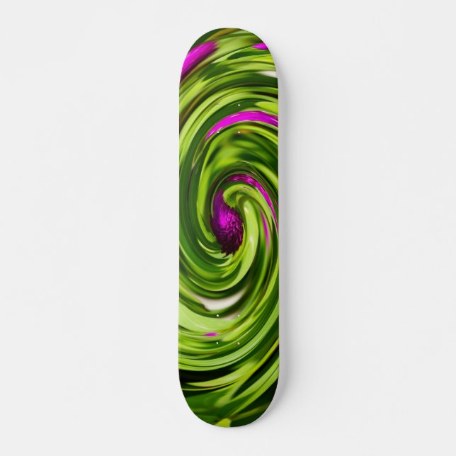 Allium Abstract Skateboard (Front)