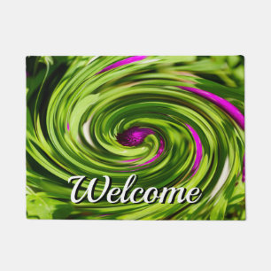Allium Abstract Welcome Doormat