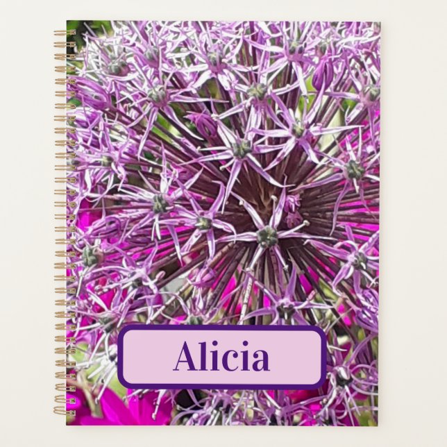 Allium & Fleurs d'été personnalisées (Devant)