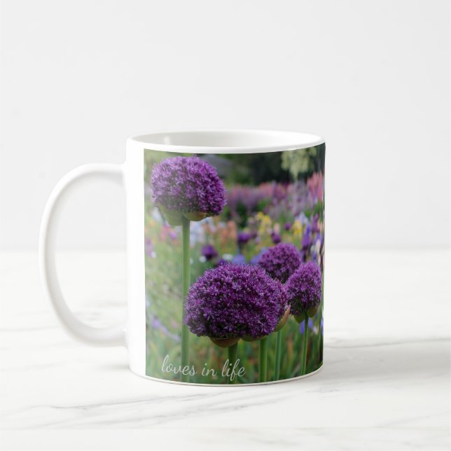 Allium & Flower Garden Mug (Left)