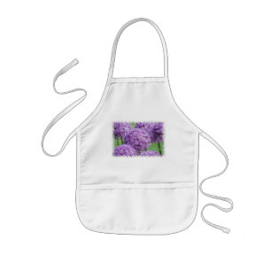 Allium Flowers Children's Smock Kids Apron