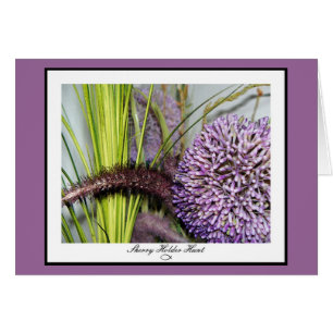 Allium Watercolor Card