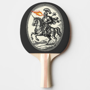 Alloces The Fire-Breathing Marshal Ping Pong Paddle