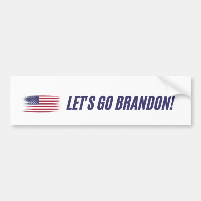 ALLONS BRANDON ! Autocollants (Devant)