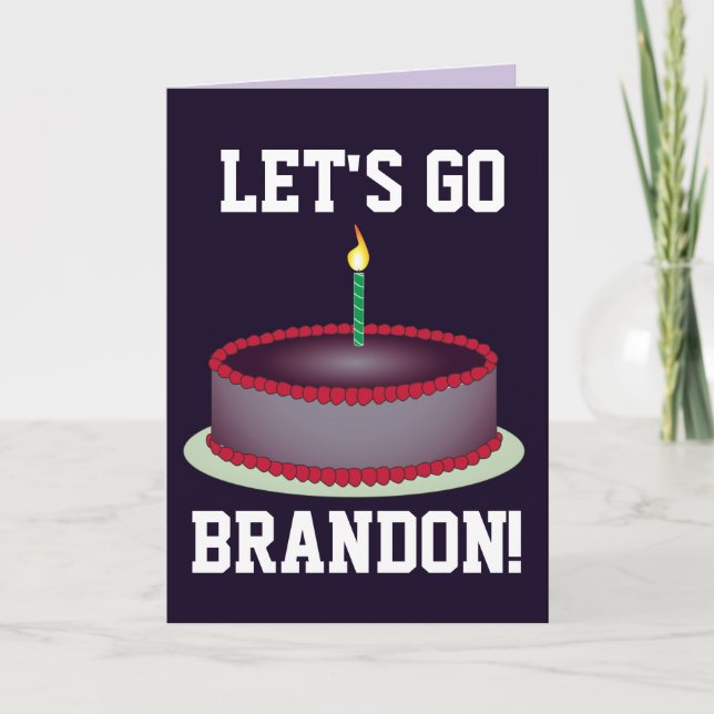 ALLONS BRANDON ! CARTES D'ANNIVERSAIRE (Devant)
