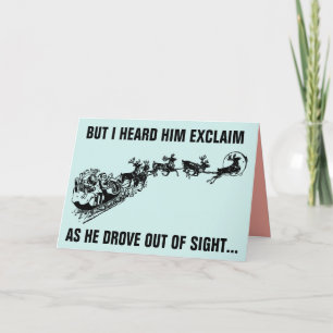 ALLONS BRANDON ! CARTES DE NOËL SURDIMENSIONNÉES S