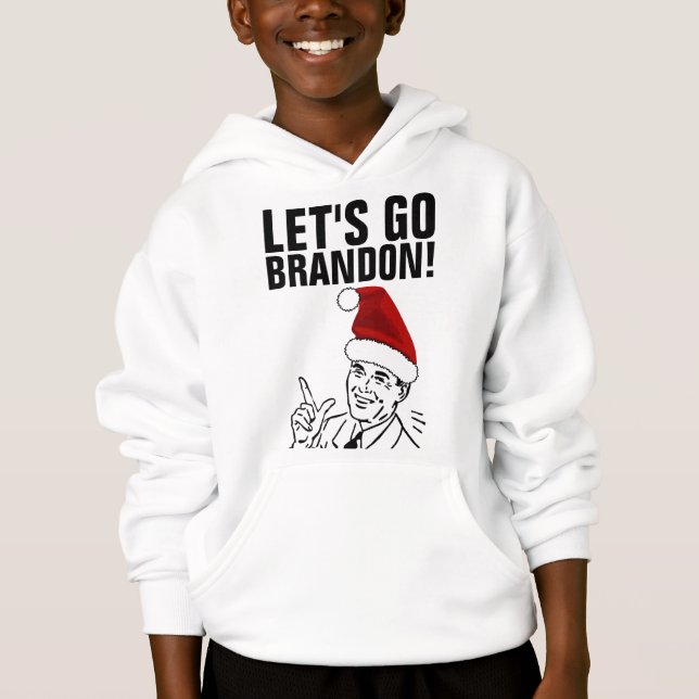 ALLONS BRANDON ! CHRISTMAS GARÇONS T-SHIRTS (Devant)