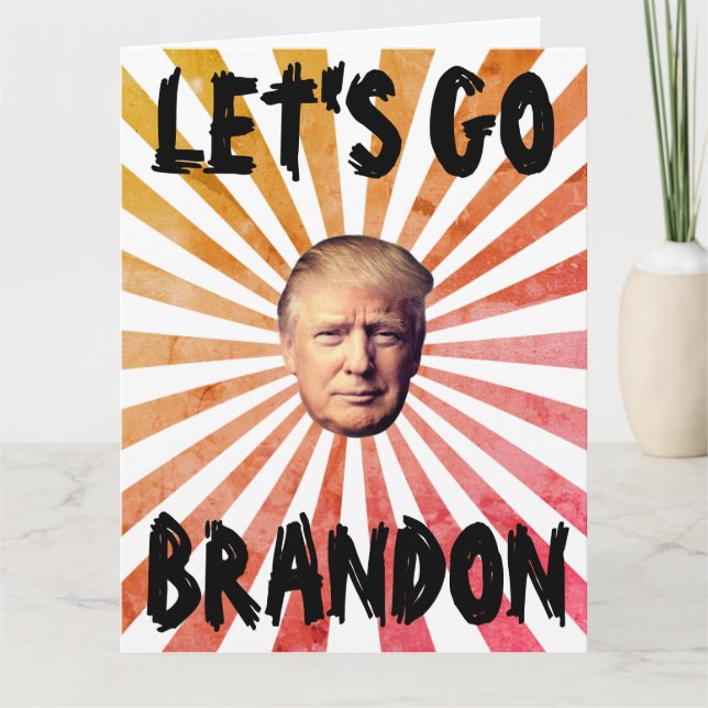 ALLONS BRANDON GRANDE CARTE D'ANNIVERSAIRE (Devant)