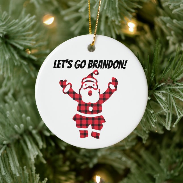 ALLONS BRANDON ! Ornement de Noël (Arbre)