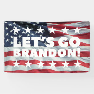 ALLONS BRANDON ! [Police 1] Bannière de vinyle