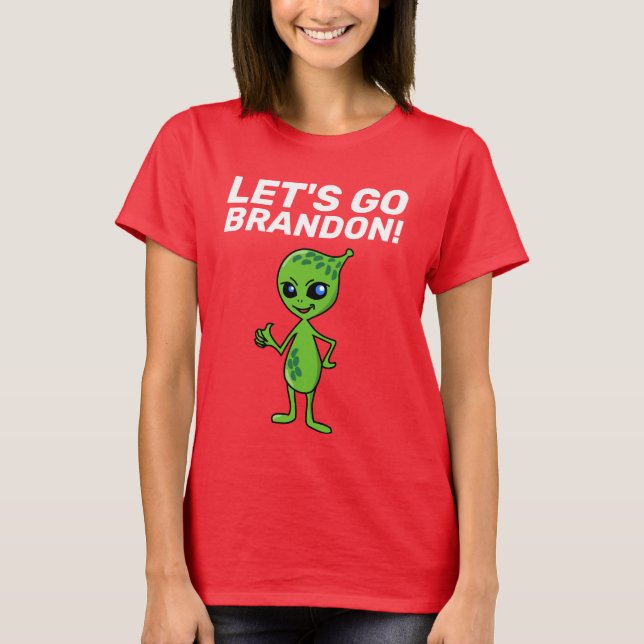 ALLONS BRANDON ! T-SHIRTS ALIENS (Devant)