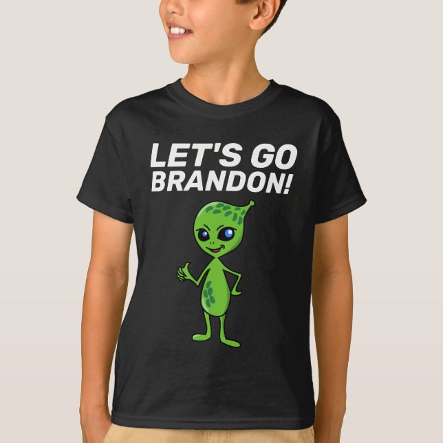 ALLONS BRANDON ! T-SHIRTS ALIENS (Devant)