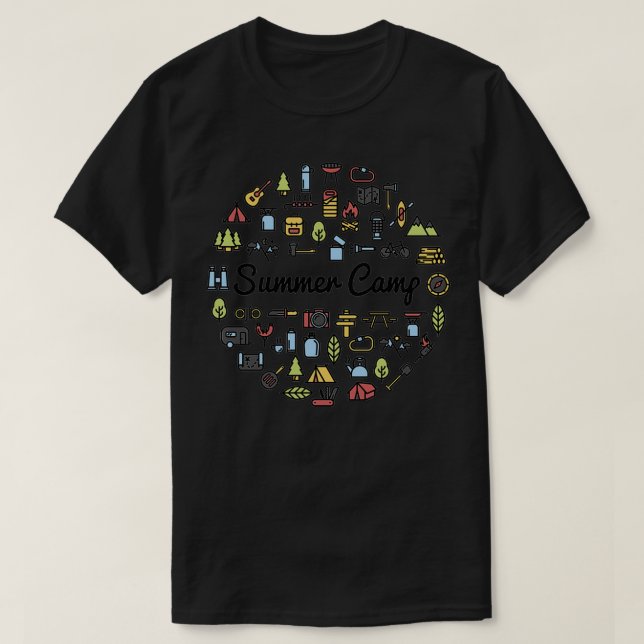 Allons Camping Classique TShirt (Design devant)