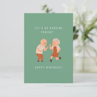 Allons danser Carte Anniversaire