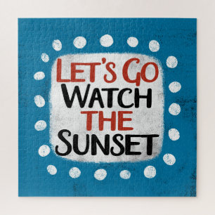 Allons regarder le Puzzle Coucher du soleil