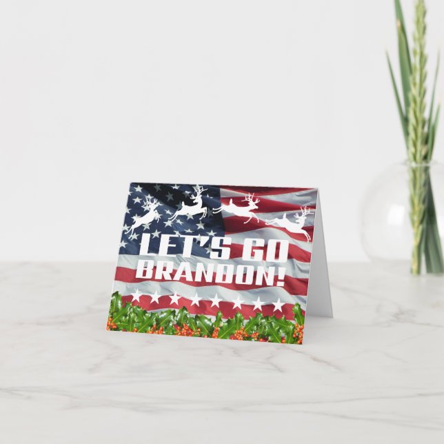 ALLONS-Y BRANDON ! [Police 3] Carte de Noël (Devant)