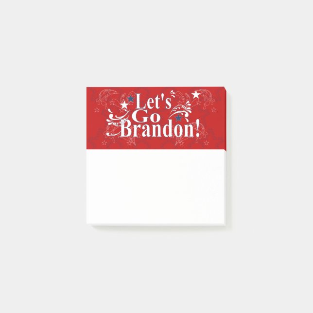 Allons-y Brandon Post-it Notes (Devant)