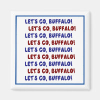 Allons-y, Buffalo ! Magnet