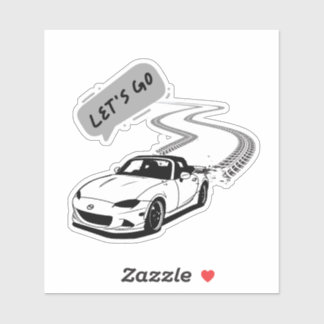 Allons-y Sticker Car