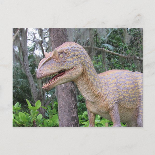 Allosaurus - Dinosaure - Carte d'apprentissage (Devant)