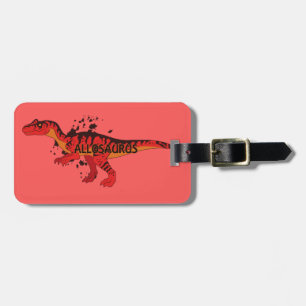 Allosaurus Luggage Tag