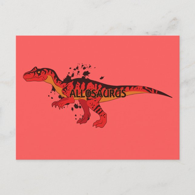 Allosaurus Postcard (Front)