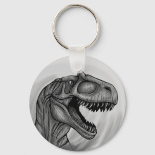 Allosaurus Sketch Keychain