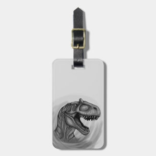 Allosaurus Sketch Luggage Tag