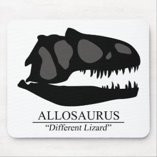 Allosaurus Skull Mouse Pad