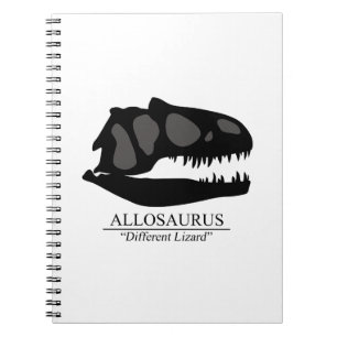 Allosaurus Skull Notebook