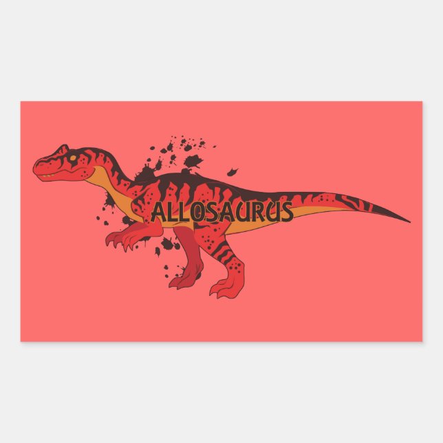 Allosaurus Sticker (Front)