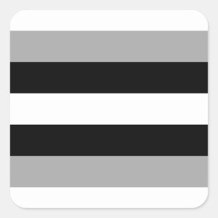 allosexual pride flag square sticker