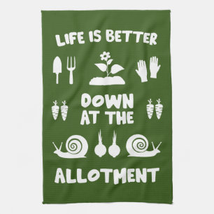 Allotment Gardening Kitchen Towel