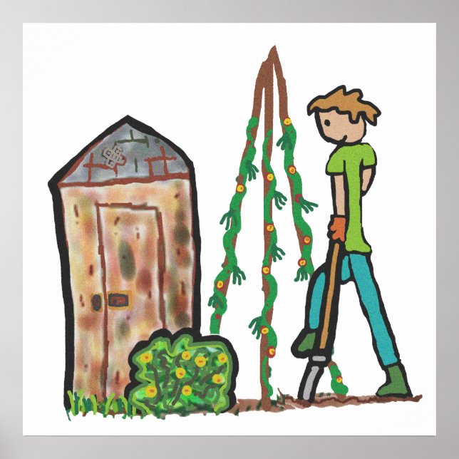 Allotment Gardening Poster (Front)