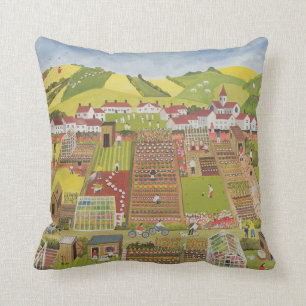 Allotments 2 throw pillow