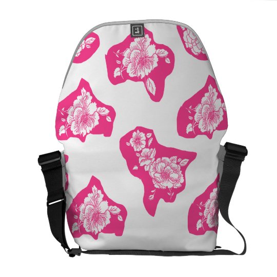 allover design on the bag. messenger bags