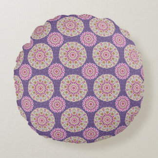 allover design round pillow
