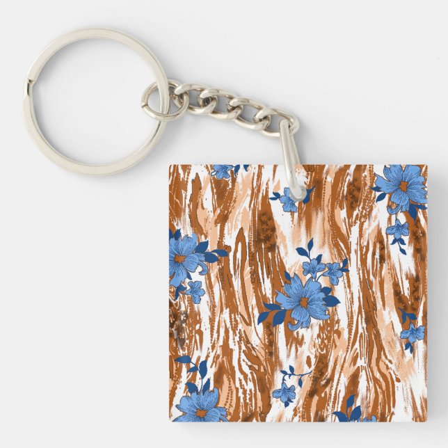 allover flowers keychain (Front)