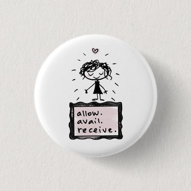 allow. avail. receive. 1 inch round button (Front)