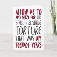 Allow Me To Apologize, Funny Mother's Day