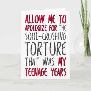 Allow Me To Apologize, Funny Mother's Day Card