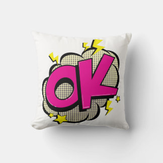 Allowed OK Throw Pillow