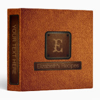 Alloy orange Leather Elegant Monogram