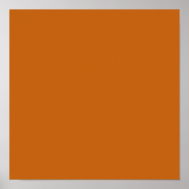 Alloy orange (solid colour) poster (Front)