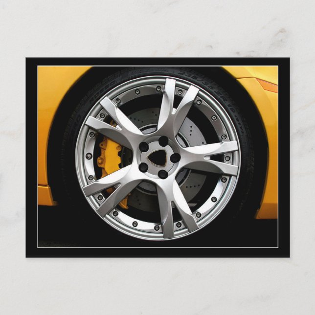 Alloy Wheel Postcard (Front)