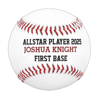 ALLSTAR Baseball Personalized Baseball Game Ball